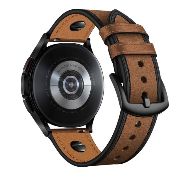 Screwband Galaxy Watch 4/5/5 Pro 40/42/44/45/46 mm - Brun - Image 3