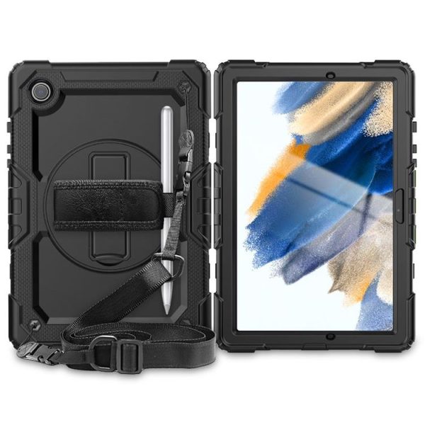 Solid 360 Skal Galaxy Tab A8 10.5 - Svart