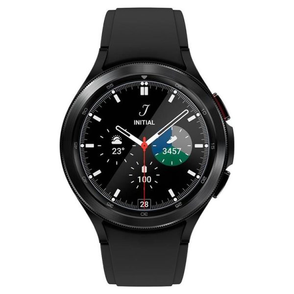 Spigen 2-Pack Härdat Glas Galaxy Watch 4 Classic 46mm - Transparent - Image 4