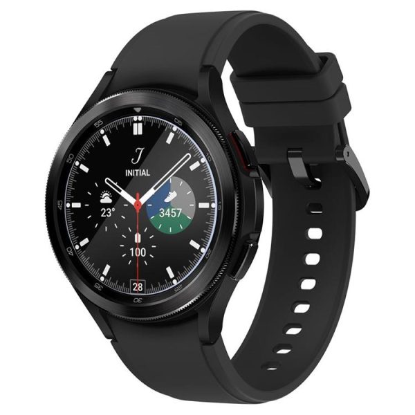 Spigen 3-Pack Slim Härdat glas Galaxy Watch 4 42mm - Transparent - Image 2