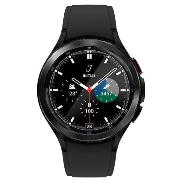 Spigen 3-Pack Slim Härdat glas Galaxy Watch 4 42mm - Transparent - Image 3