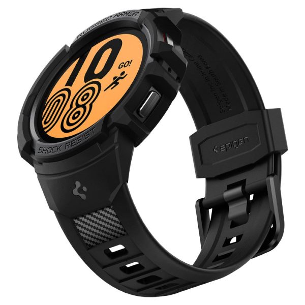 Spigen Galaxy Watch 4/5 44mm Armband Rugged Armor Pro - Svart - Image 2