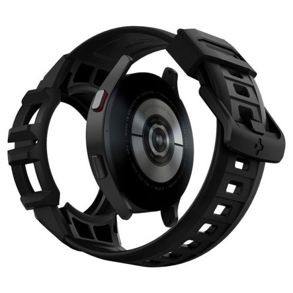 Spigen Galaxy Watch 4/5 (44mm) Strap Rugged Armor Pro - Charcoal Grå - Image 2
