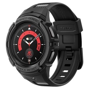 Spigen Galaxy Watch 5 Pro (45mm) Armband Rugged Armor Pro - Svart