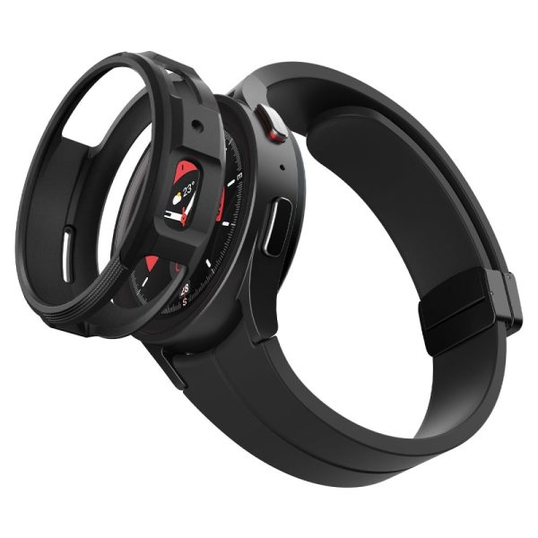 Spigen Galaxy Watch 5 Pro (45mm) Skal Liquid Air - Matte Svart - Image 2