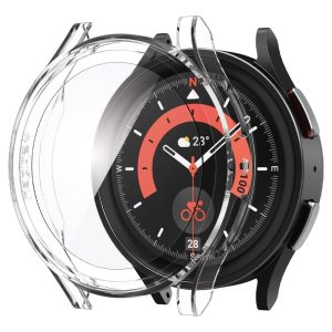 Spigen Galaxy Watch 5 Pro (45mm) Skal och Härdat glas - Crystal Clear