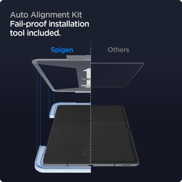 Spigen - Glas.Tr EZ Fit Härdat Glas Galaxy Tab S7 FE 5G 12.4 - Image 2
