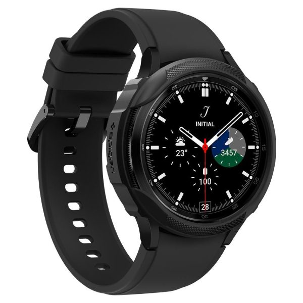 Spigen Liquid Air Samsung Galaxy Watch 4 Classic 46 Mm - Matte Svart - Image 3