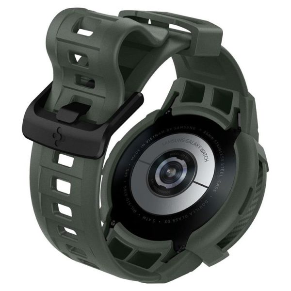 Spigen Rugged Armor Pro Strap Galaxy Watch 4 (46mm) - Militär Grön - Image 3