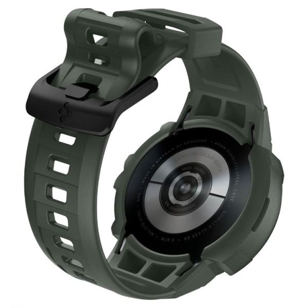Spigen Rugged Armor Pro Strap Galaxy Watch 4/5 (44mm) - Militär Grön - Image 3