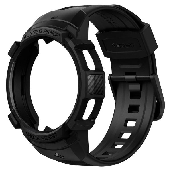 Spigen Rugged Armor Pro Strap Galaxy Watch 4 Classic 42mm - Matte Svart - Image 2