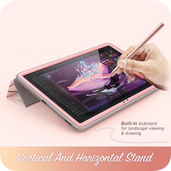 Supcase Cosmo Fodral Galaxy Tab S7 Fe 5g 12.4 - Marble - Image 3