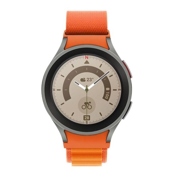 Tech-Protect Galaxy Watch 4/5/5 Pro (40/42/44/45/46mm) Armband - Orange - Image 3