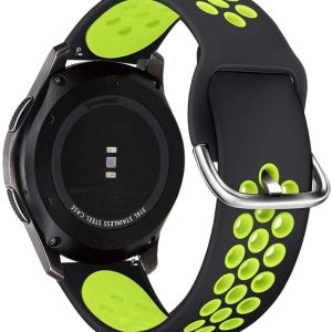 Tech-Protect armband Samsung Galaxy watch 3 45mm - Svart/Lime