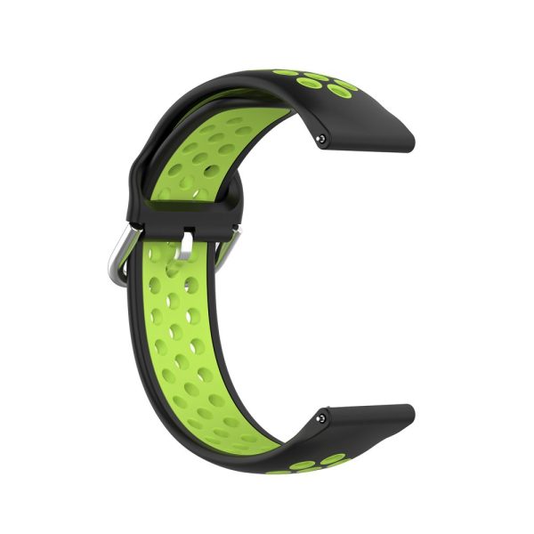 Tech-Protect armband Samsung Galaxy watch 3 45mm - Svart/Lime - Image 4