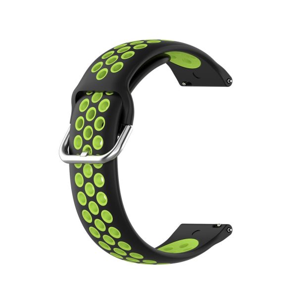 Tech-Protect armband Samsung Galaxy watch 3 45mm - Svart/Lime - Image 3