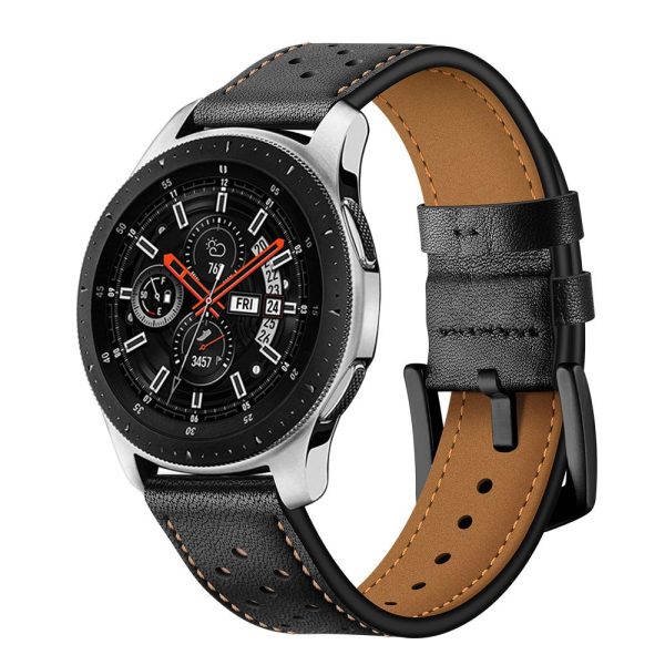 Tech-Protect Läder Samsung Galaxy Watch 46Mm Svart