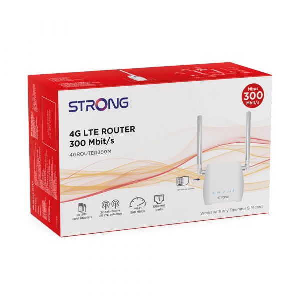 Strong 4G LTE Mobile Router 300 Mbit/s – White - Image 4