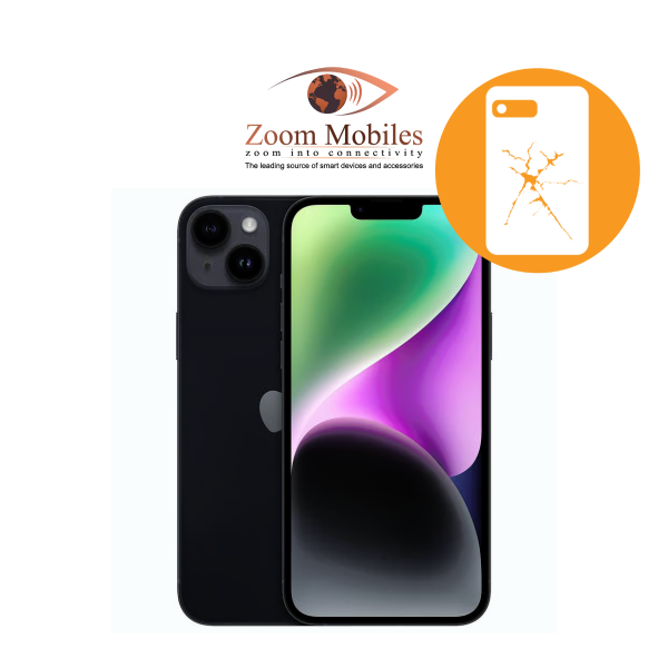 Back glas med hela ram byte  – iPhone 14 Plus